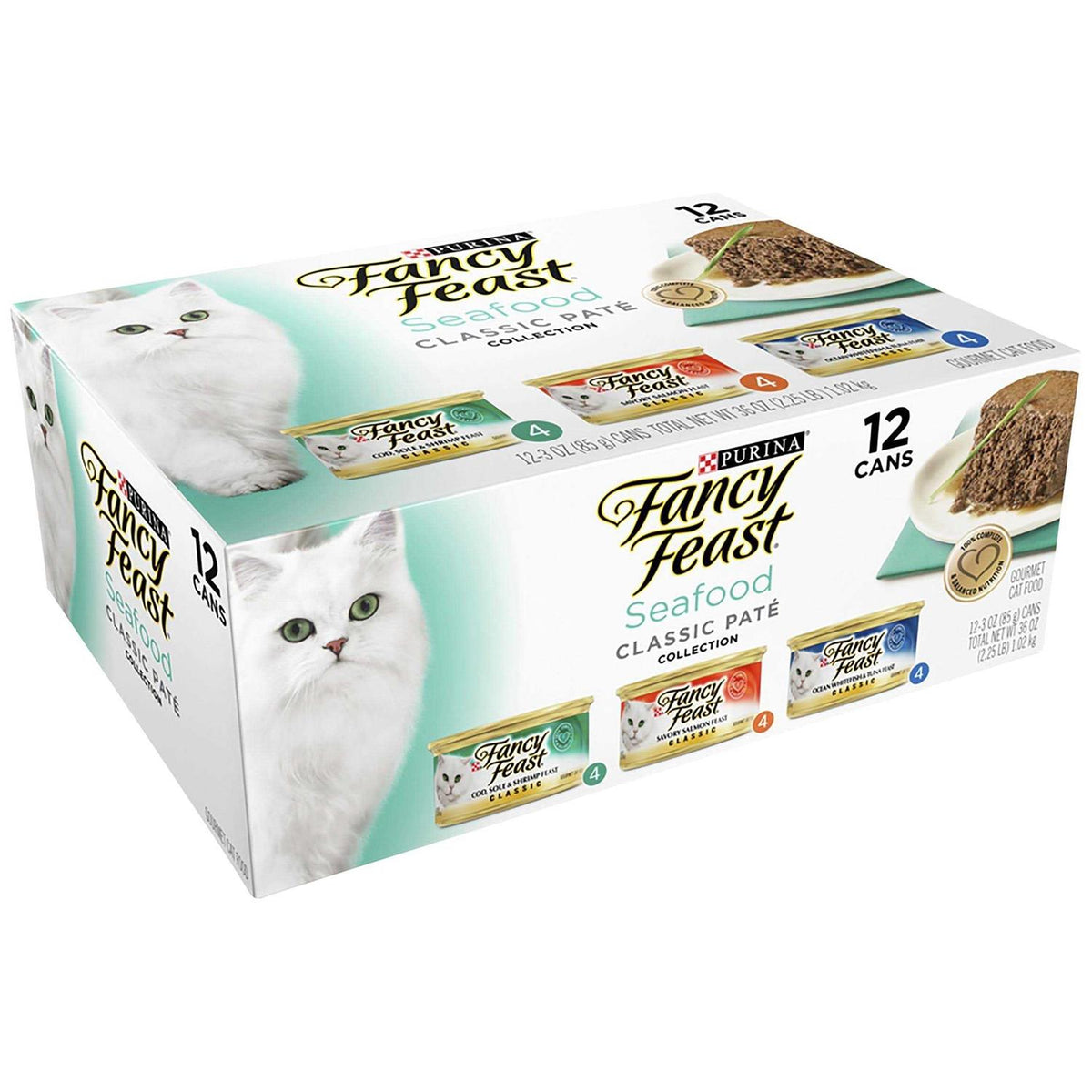 Seafood Classic Pate Wet Cat Food F5942