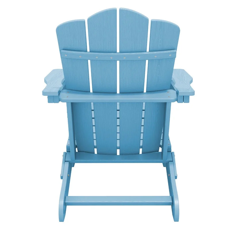 Black HDPE Resin Adirondack Chair K173