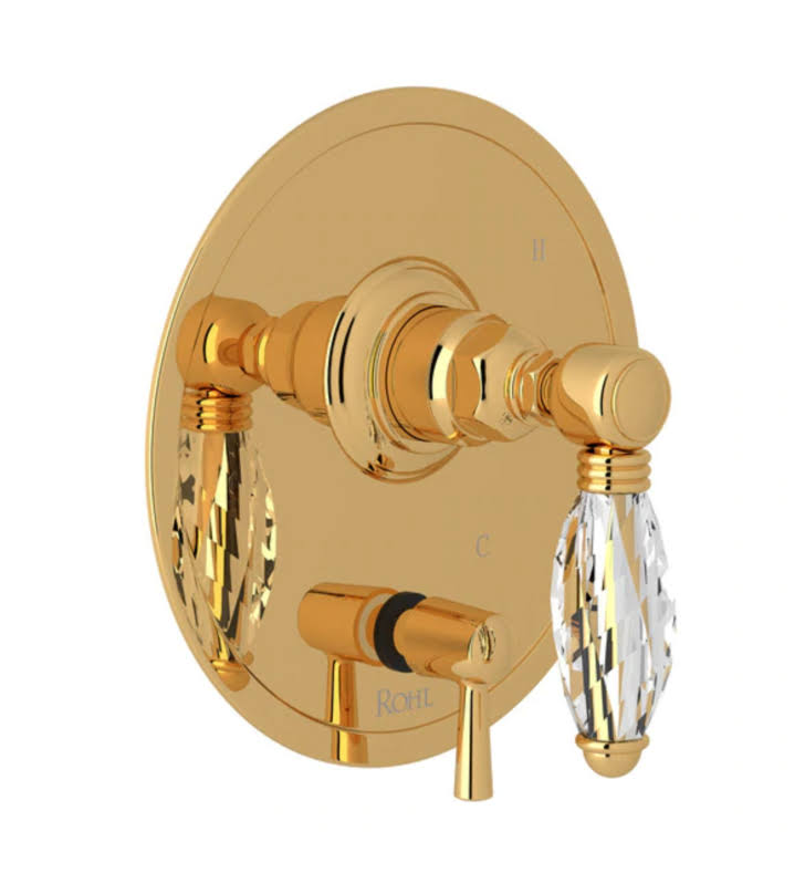 Tuscan Brass Pressure Balance Trim with Diverter Q7438