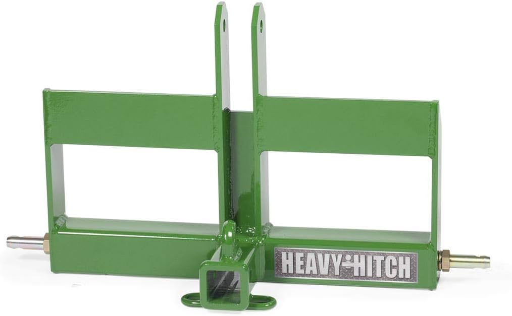 3 Point Hitch Receiver Drawbar with Offset Suitcase Weight Bracket D40054