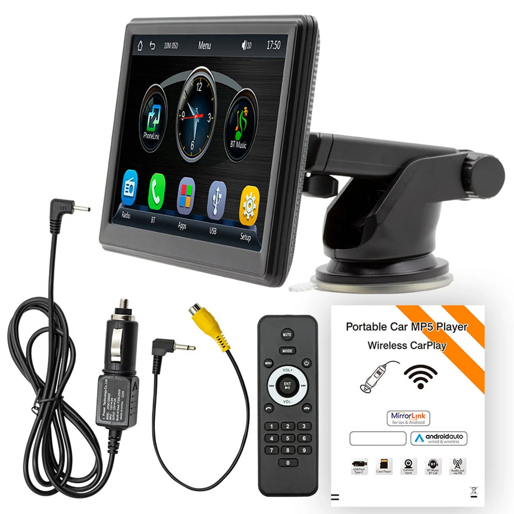 7 Inch Portable Wireless Car MP5 Player F216