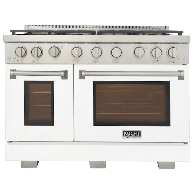 48 6.7 cu. ft. Propane Gas Range White X9740