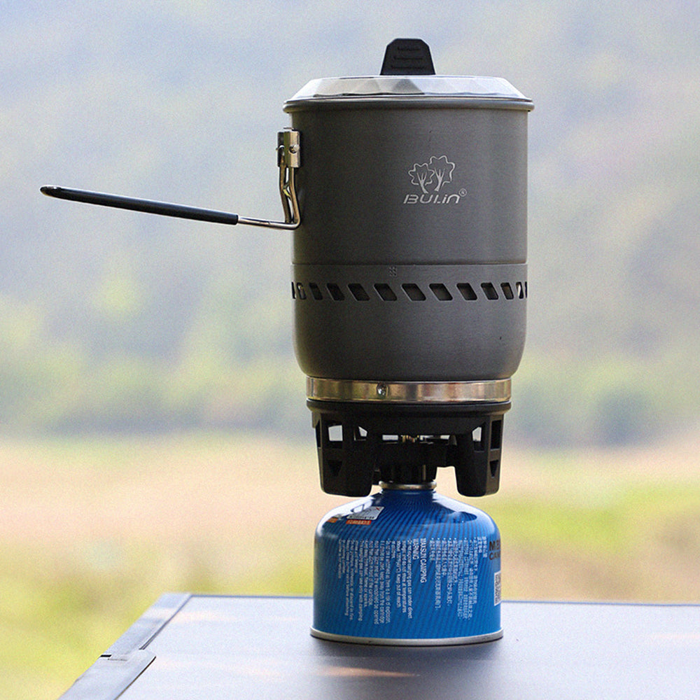 Camping Stove Pot with Windproof Gas Stove Head H830