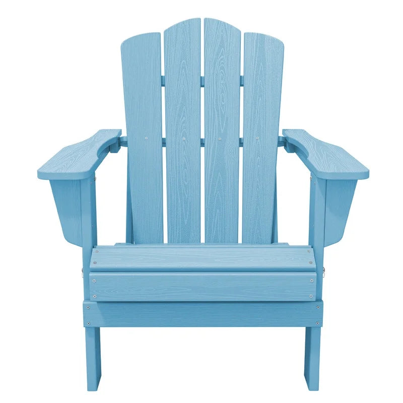 Black HDPE Resin Adirondack Chair K173