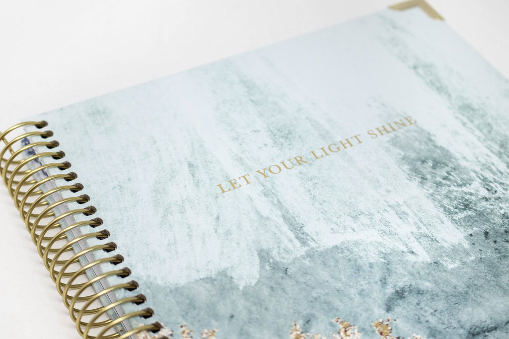 Crystal Blue Hard Cover Vision Planner X18891