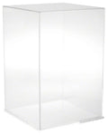 Clear Acrylic Display Case with Clear Base, 12" W x 12" D x 18" H A8195