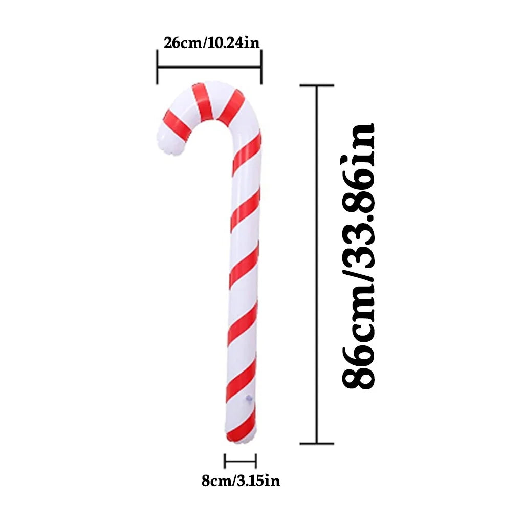 Inflatable Candy Canes Christmas Balloons Outdoor Decoration X726