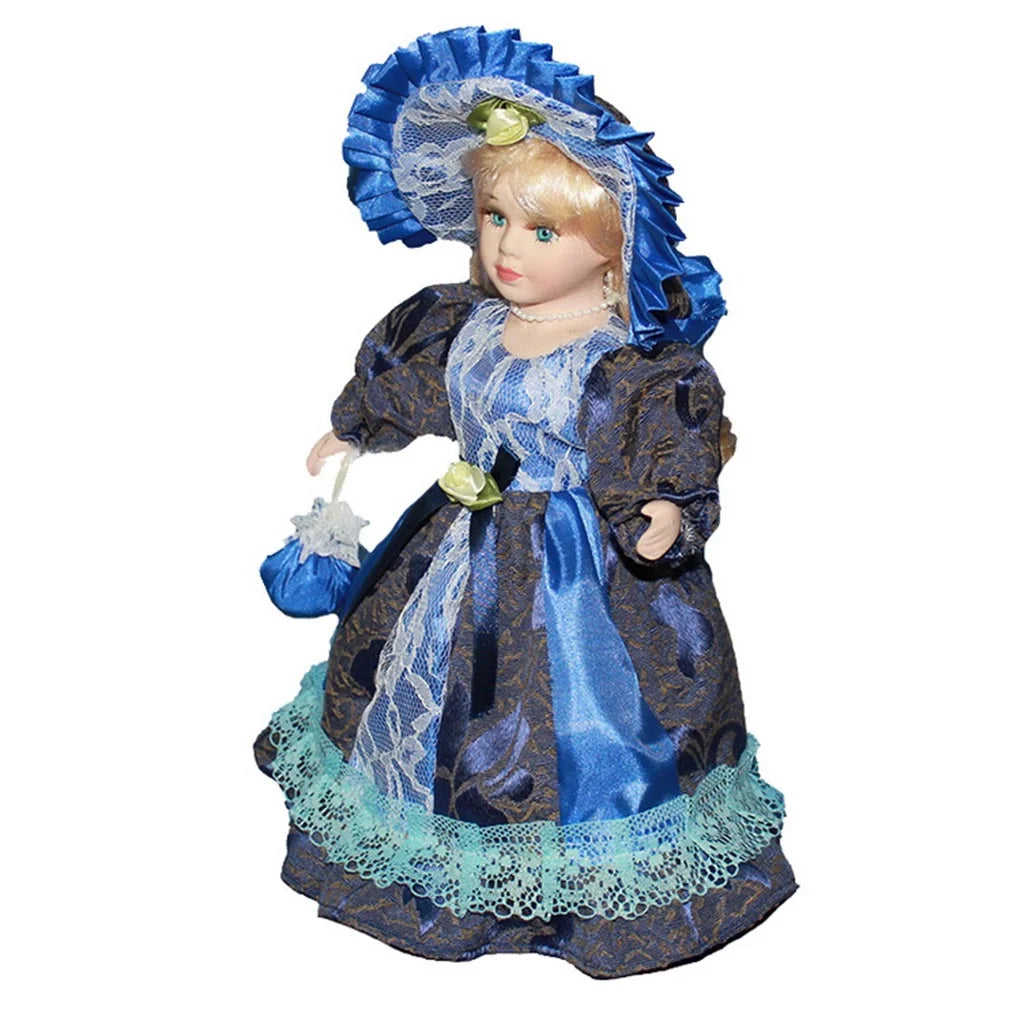 Porcelain Girl Standing Figurines Dolls L238934