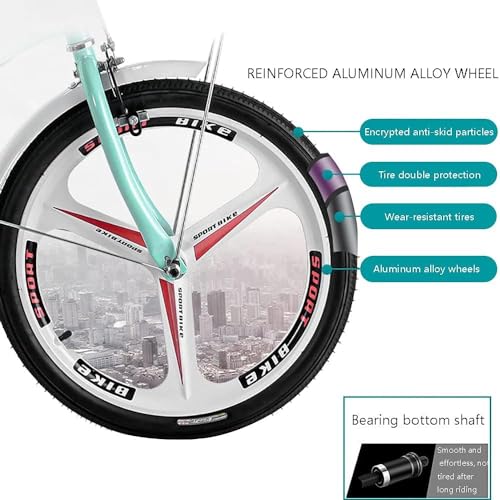 Lightweight Alloy Folding City Bike V109991