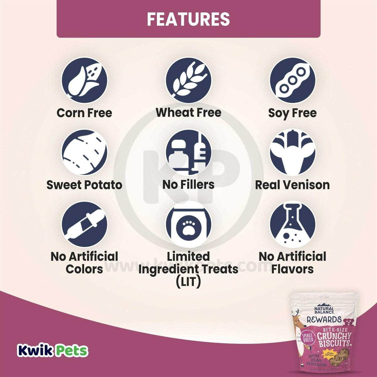 Sweet Potato & Venison Dog Treats Y482717