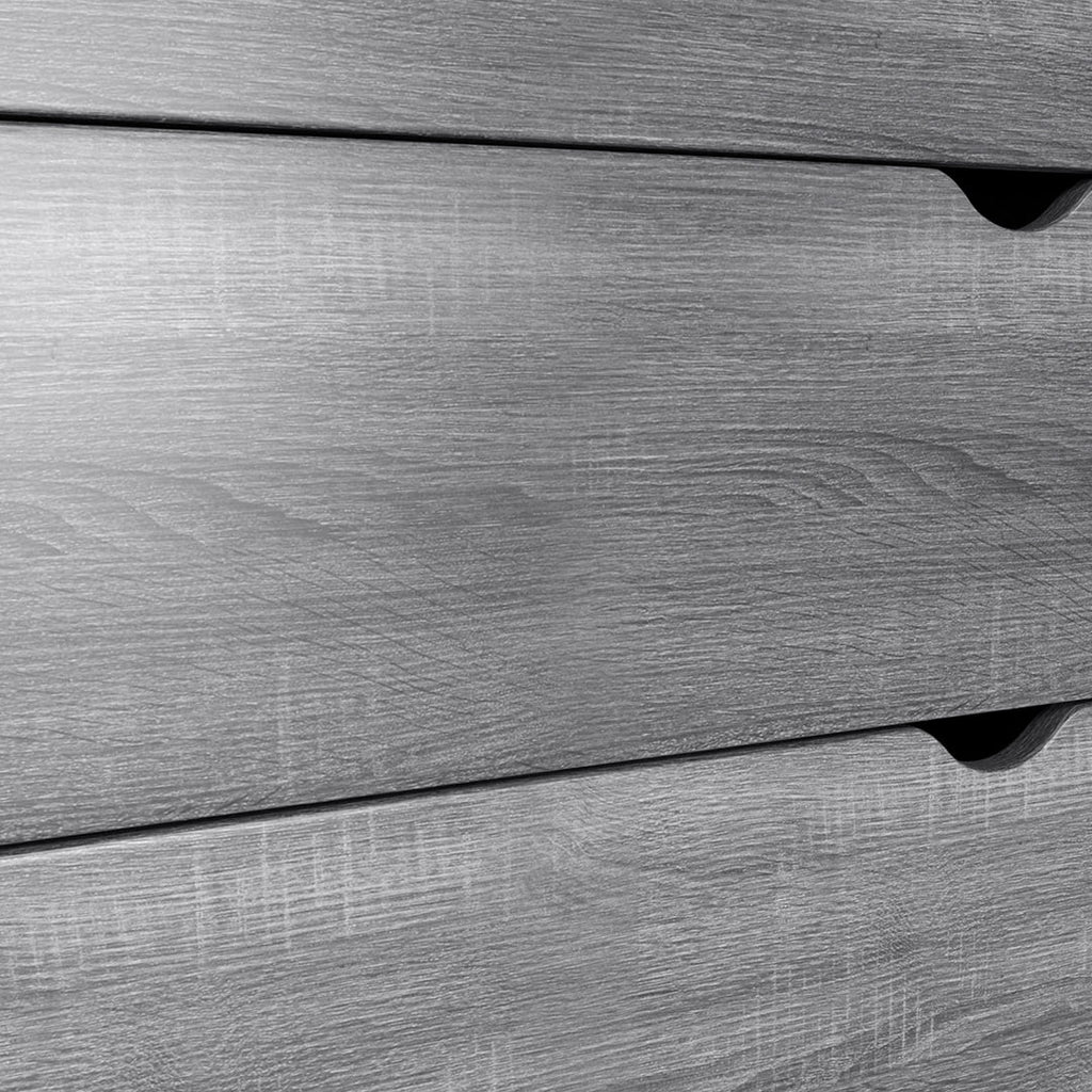 Dark Gray Wood 4-Drawer Chest J669