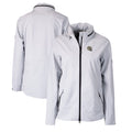 Women's Gray Water Repellent Stretch Full-Zip Rain Jacket G42152