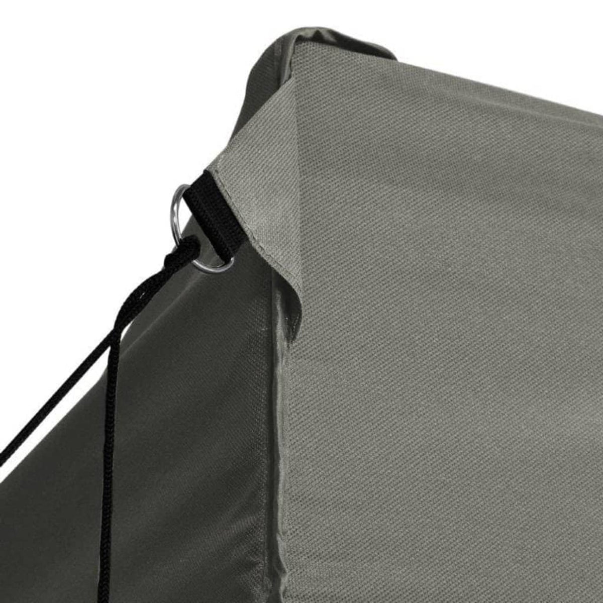 Folding Party Tent Outdoor Gazebo Canopy Steel Frame Sunshade Shelter Anthracite 9.8ft x 13.1ft x 10.3ft K133