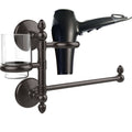 Oil Rubbed Bronze Hair Dryer Holder and Organizer T58913