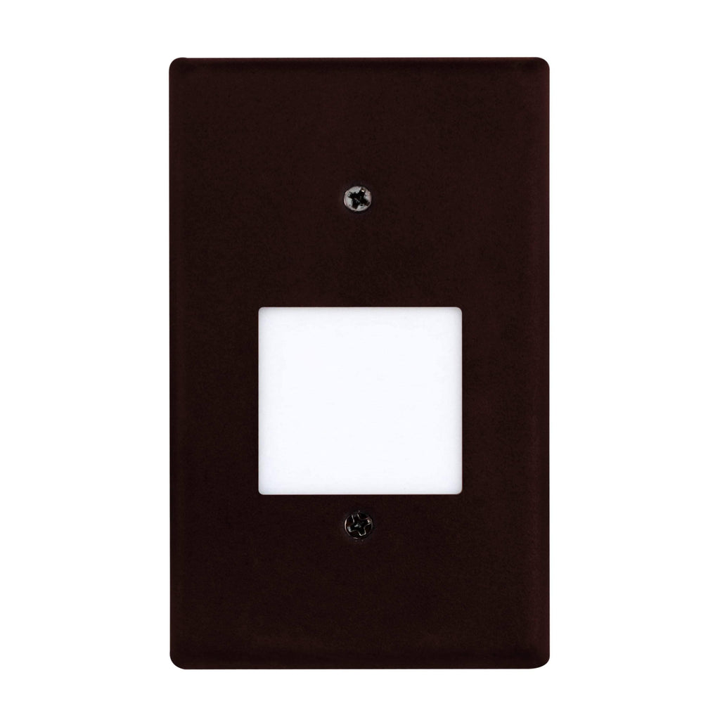 3 Pack White Angled Louver Step Light with Vertical/Horizontal Plate I8779
