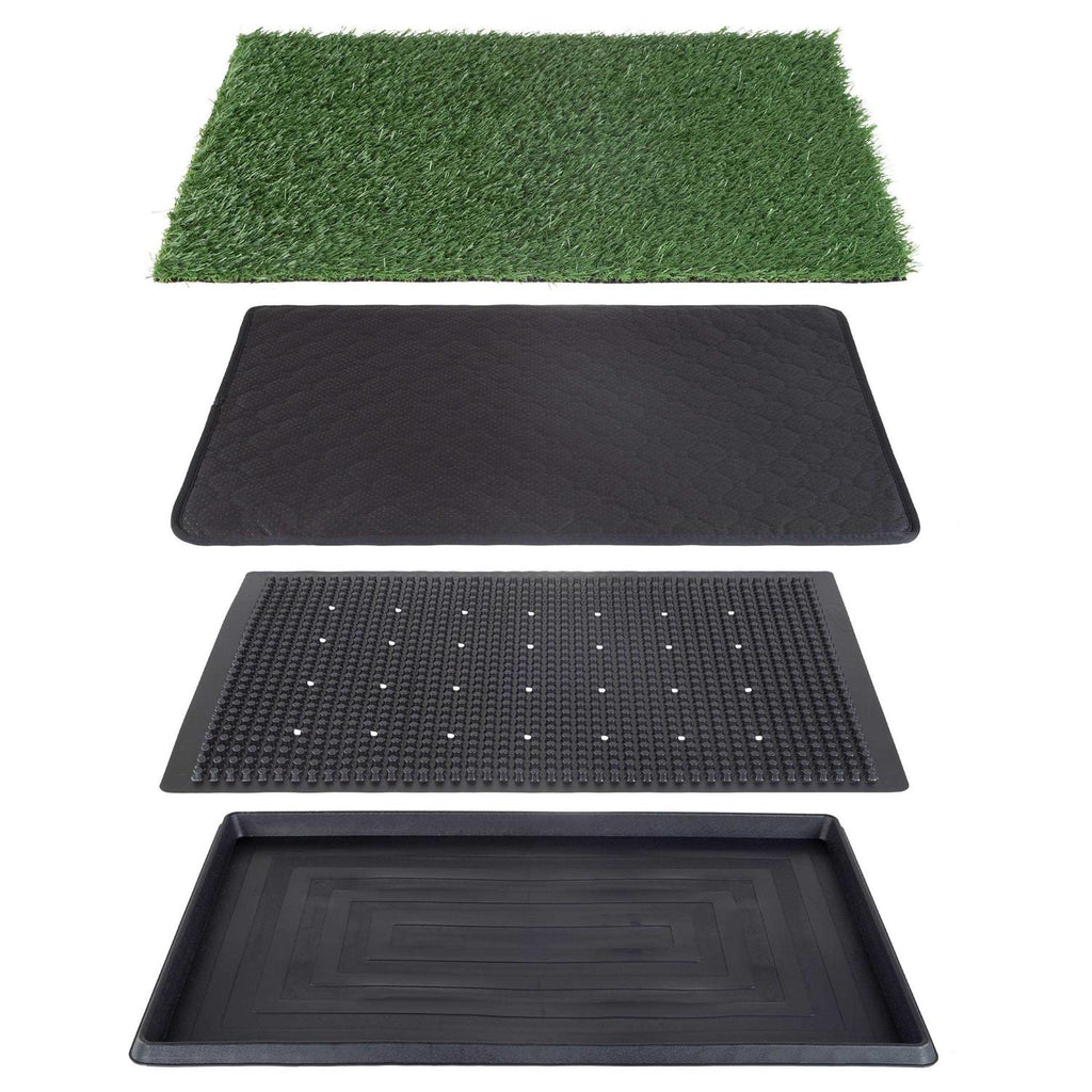 Artificial Grass Dog Potty Pad with Tray R9090