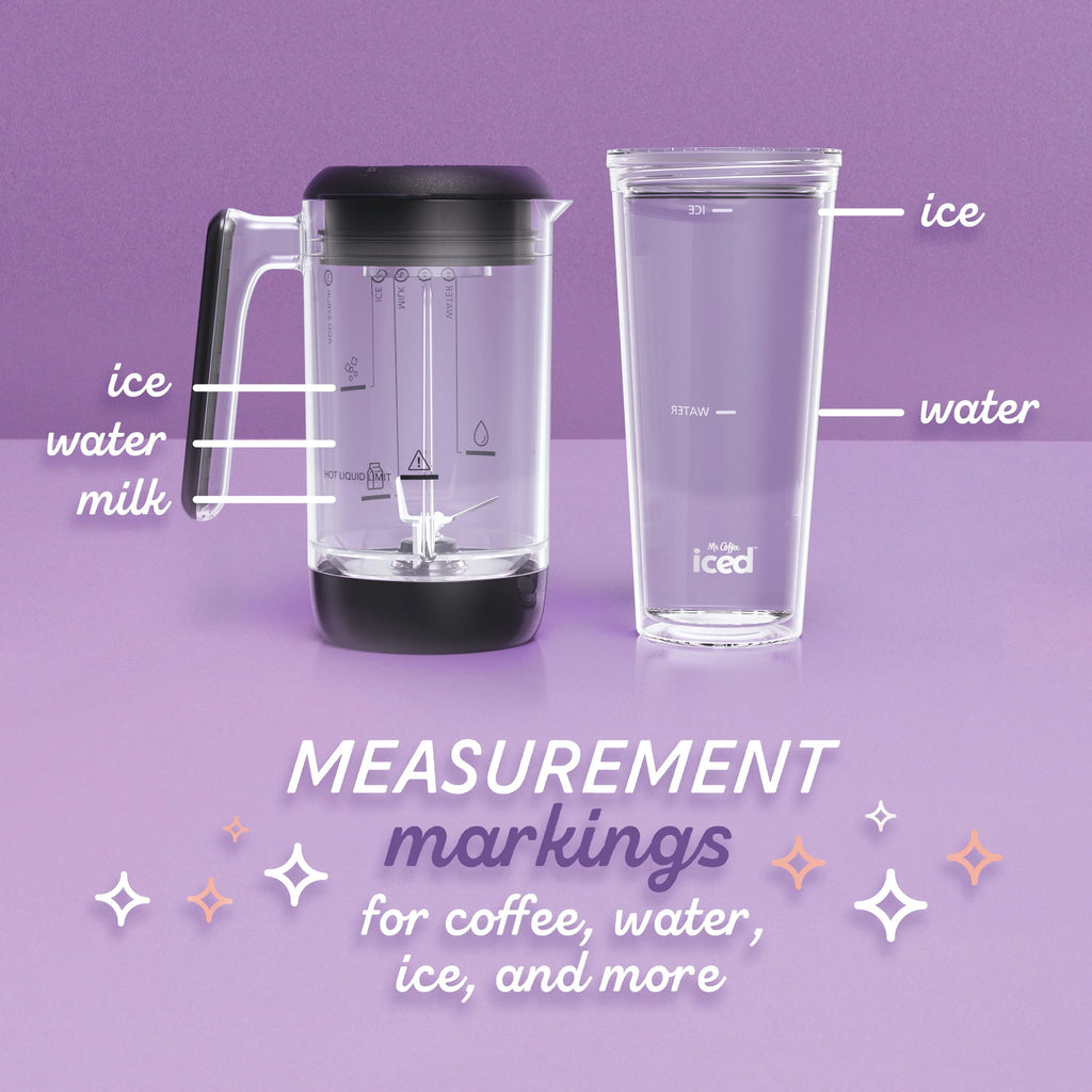 Single Serve Iced Coffee Maker with Blender X93418