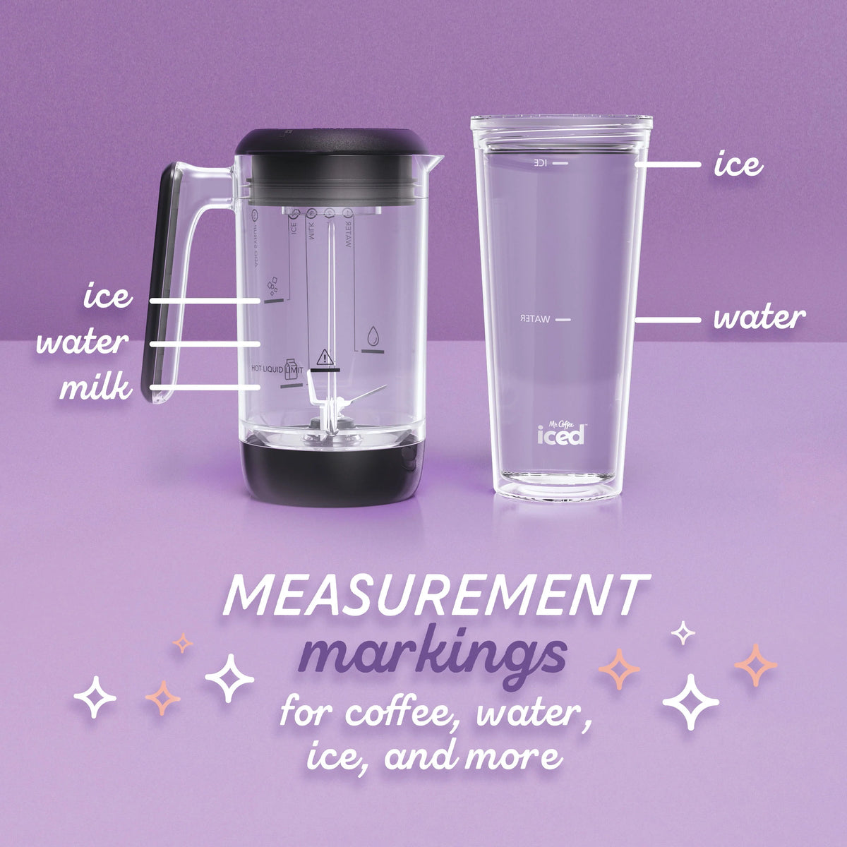 Single Serve Iced Coffee Maker with Blender X93418