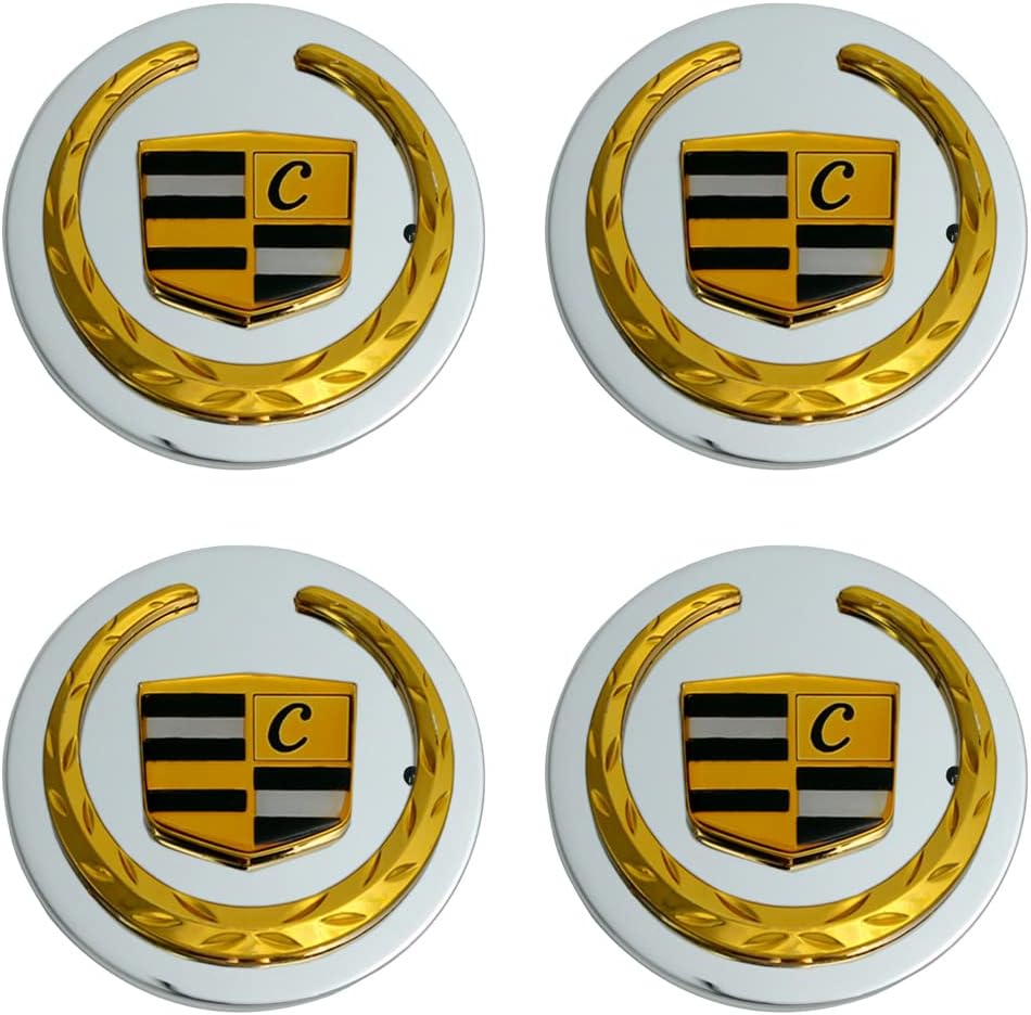 2 9/16 Gold Wheel Center Caps Pack of 4 H159505