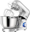 6.5-QT 660W 6-Speed Tilt-Head Stand Mixer with Dough Hook Wire Whip Beater Blue S807211