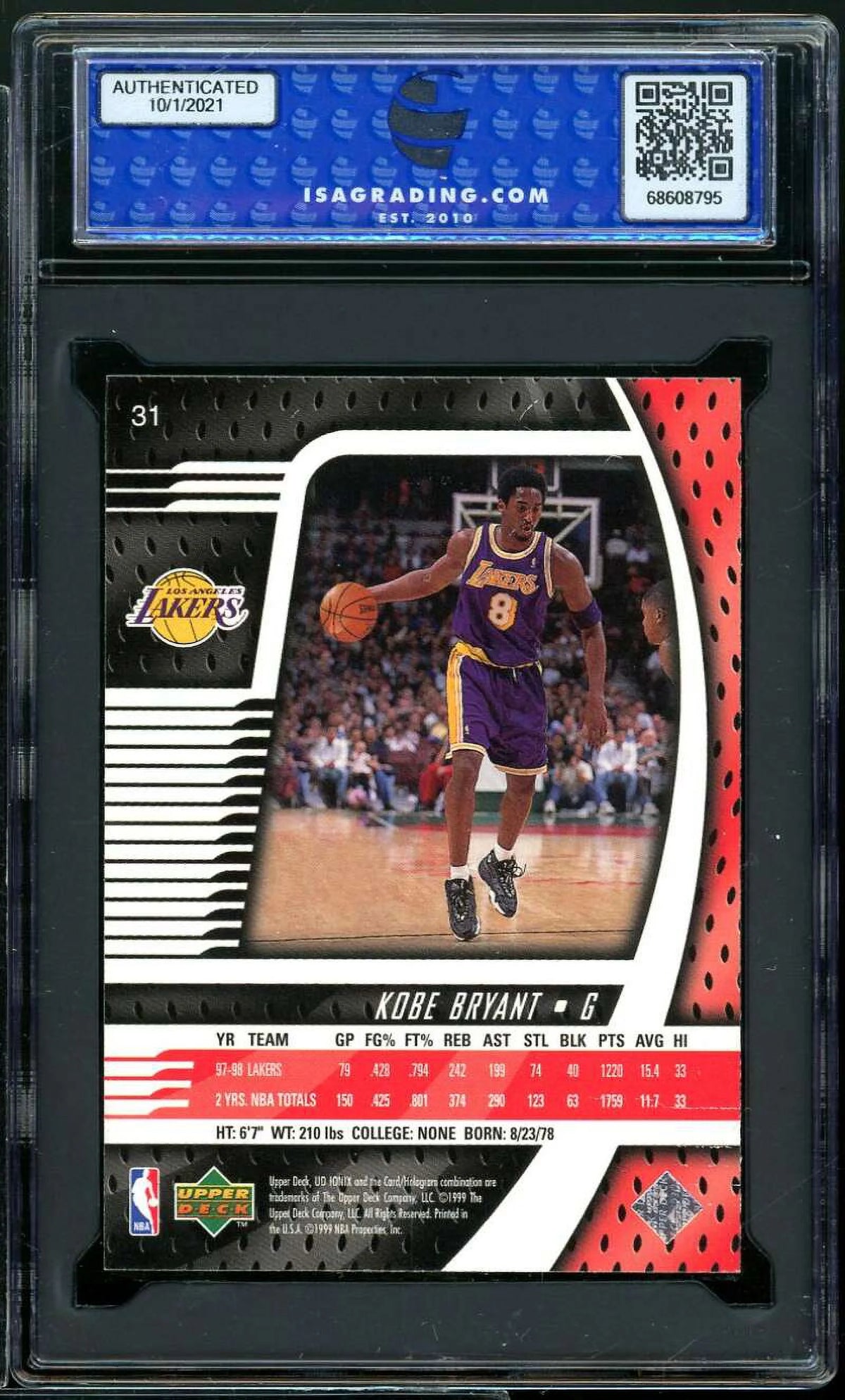 1998 Upper Deck Ionix #31 Card V742