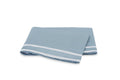 King Hazy Blue Cotton Sateen Flat Sheet Q56150
