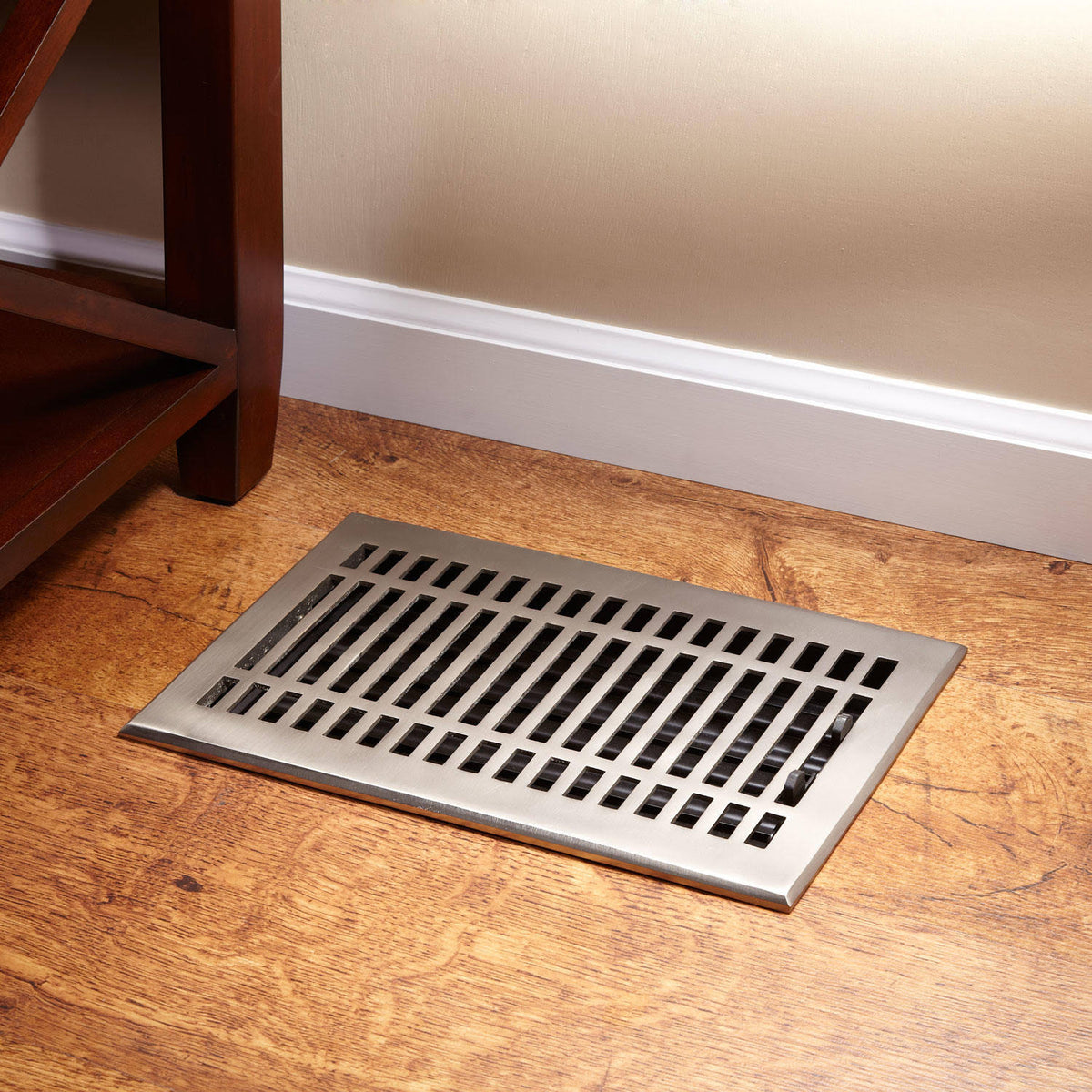 Brushed Nickel Floor Register X93698