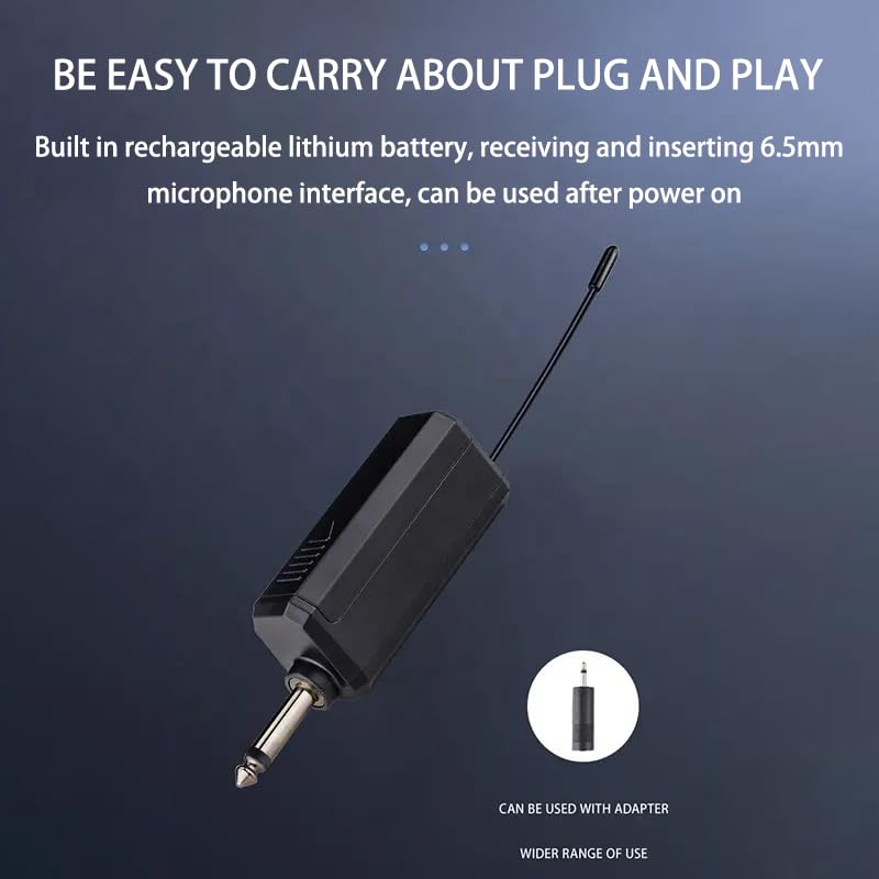 Rechargeable Wireless Dual Handheld Dynamic Microphone C1845