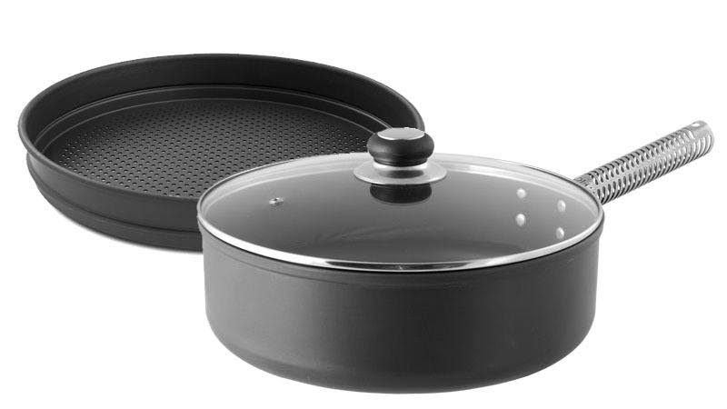 Hard Anodized 6 Quart Sauce Pan Set S3387