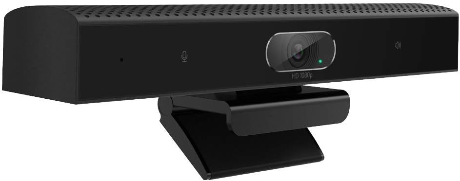 3-in-1 Full HD 1080P Conference Webcam with Microphone, Speakers, Privacy Cover, Wide Angle USB Video Conference Camera I975905