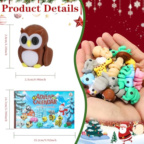 3D Printed Animal Advent Calendar Set G1018