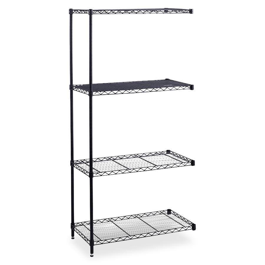 Black Wire Shelving Add-On Unit M62616