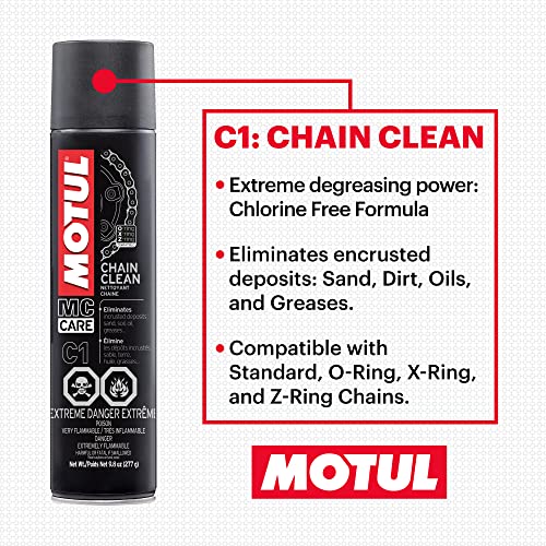 Motorcycle Chain Clean Lube Kit T48467