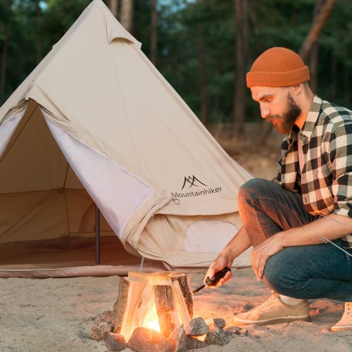 4-5 Person Waterproof Oxford Yurt Tent I373891