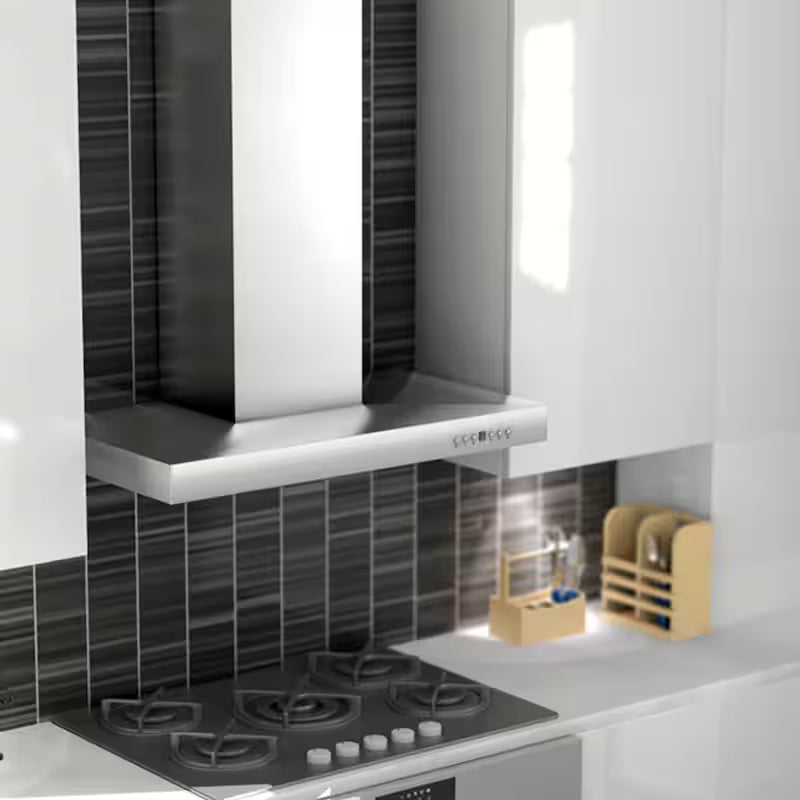 400 CFM Convertible Wall Mount Range Hood in Stainless Steel X4380
