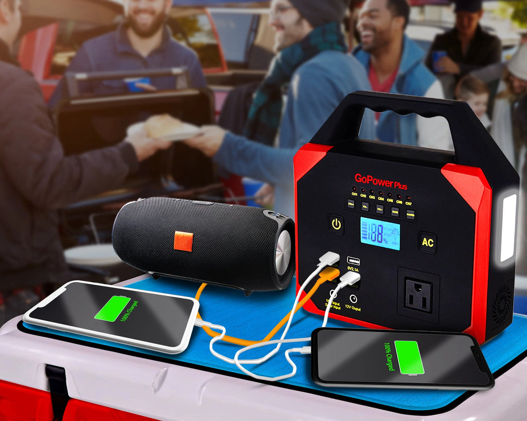 45000 mAh Emergency Power Station with AC outlet and USB Charging Ports E133