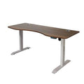 Brown Electric Standing Desk Converter I390