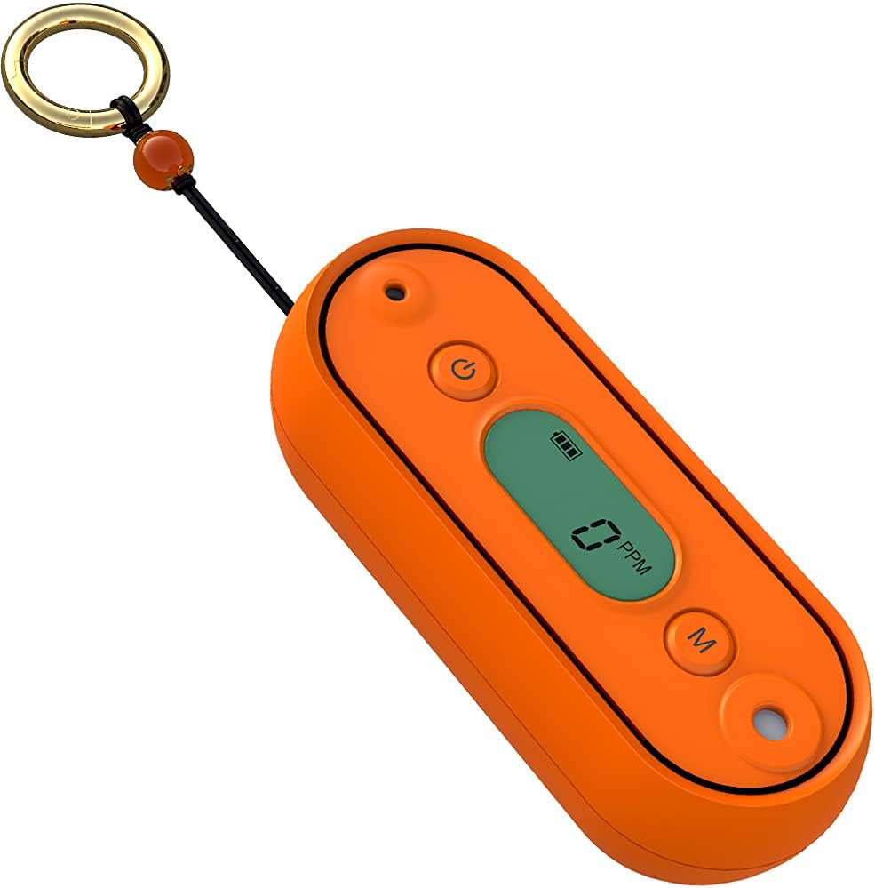 Carbon Monoxide Detector with Visual, Audible, and Vibrating Alerts, Portable CO Monitor, IP67 Waterproof, Battery Operated N5810