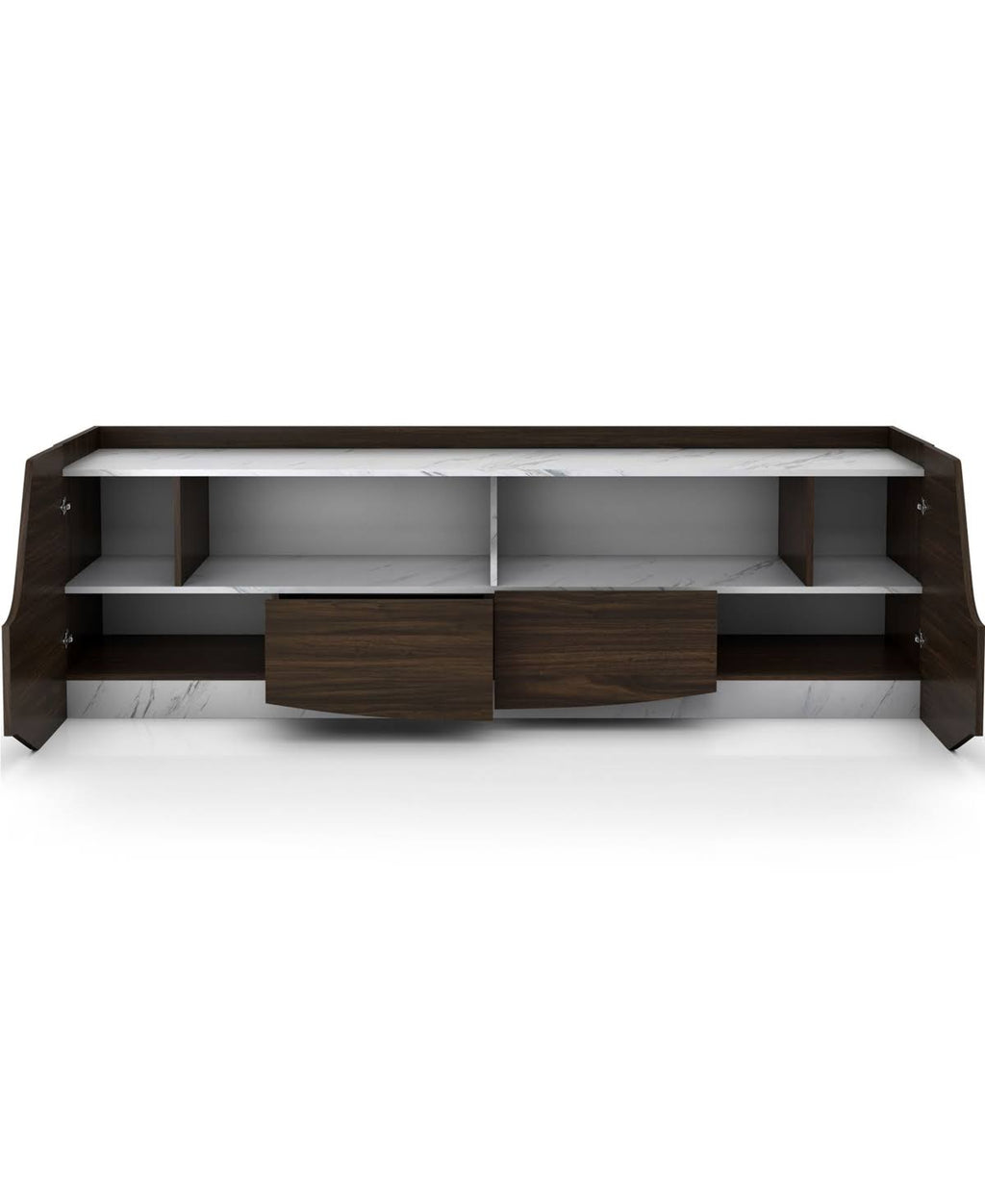 Wenge Brown Floating TV Stand W3174