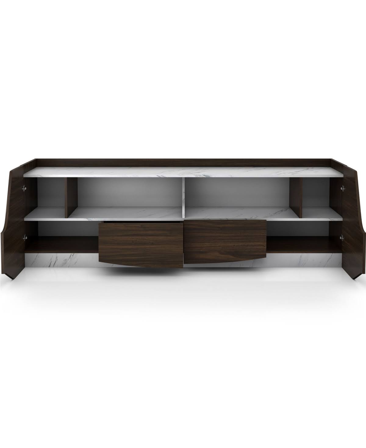Wenge Brown Floating TV Stand W3174
