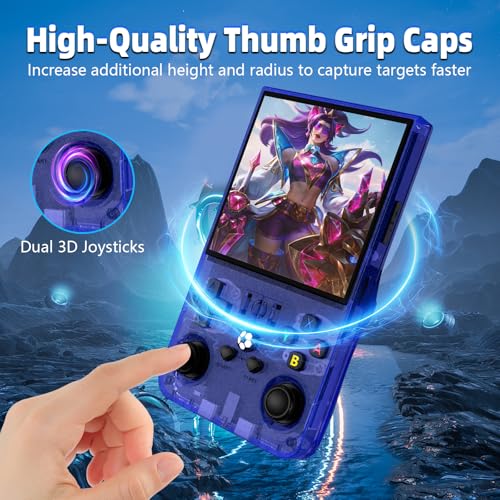 4.0 Inch IPS Screen 64GB Blue Handheld Game Console S7945