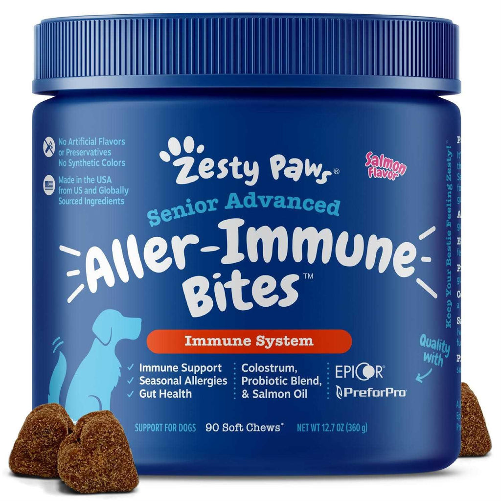Senior Advanced Salmon Allergy & Immune Bites for Dogs N6306