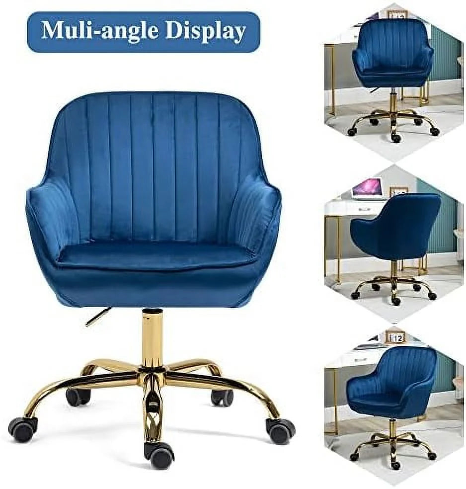 Swivel Chair with Wheels Adjustable Height Home Office Chair P1822
