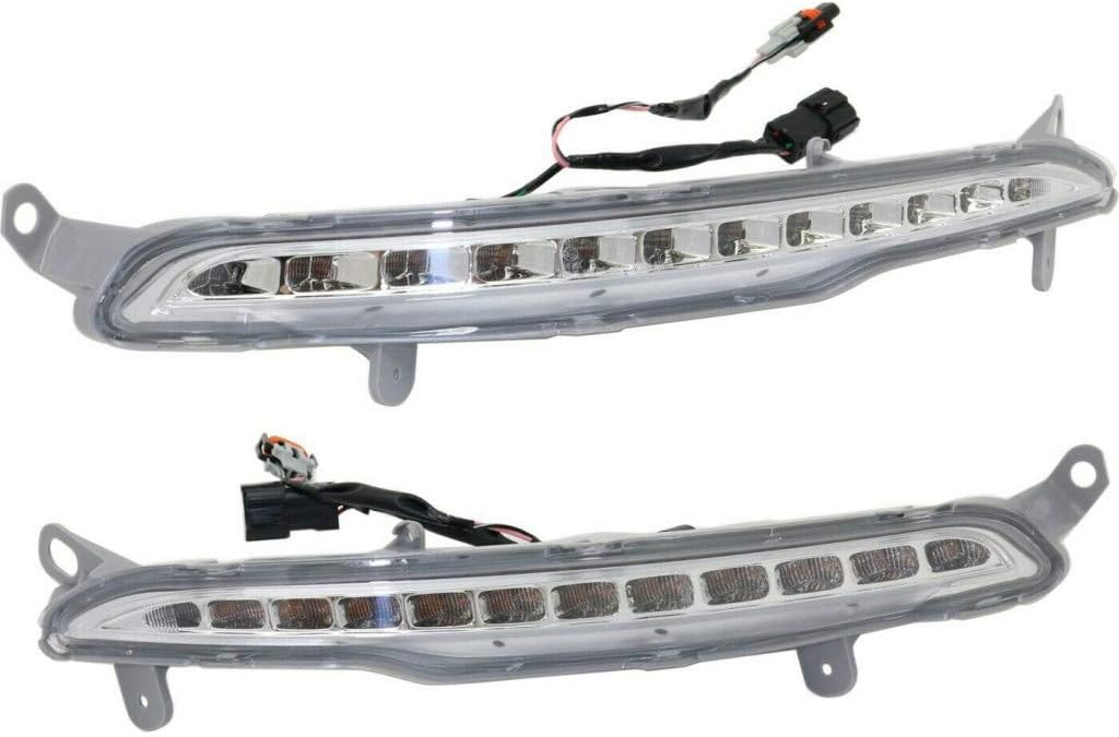 Daytime Running Lights Assembly for KIA Optima 2012-2013 SX Model Pair V38230