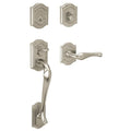Full Dummy Sectional Handleset Lever Satin Nickel RH F719