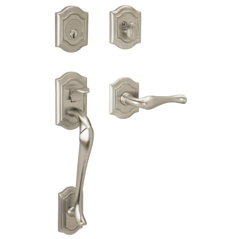 Full Dummy Sectional Handleset Lever Satin Nickel RH F719