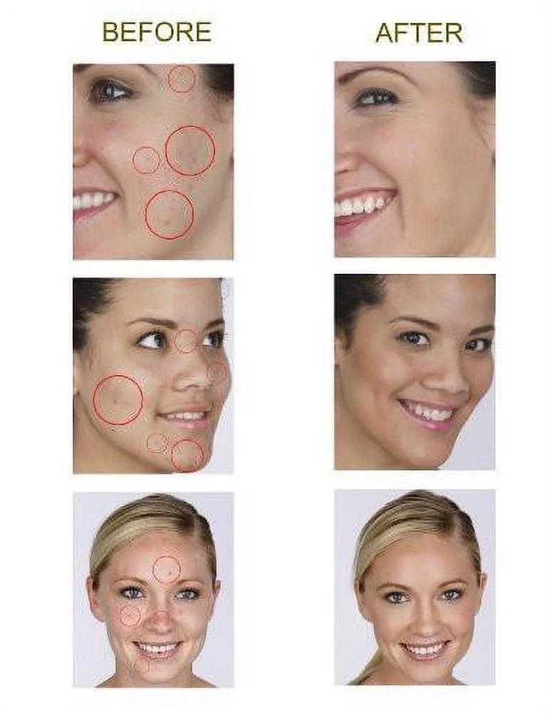 Water-based Foundation Set of 3 Light Matte Shades I2118