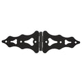 Heavy Duty Strap Hinges 8 inch Satin Black 2 Pack Z71785