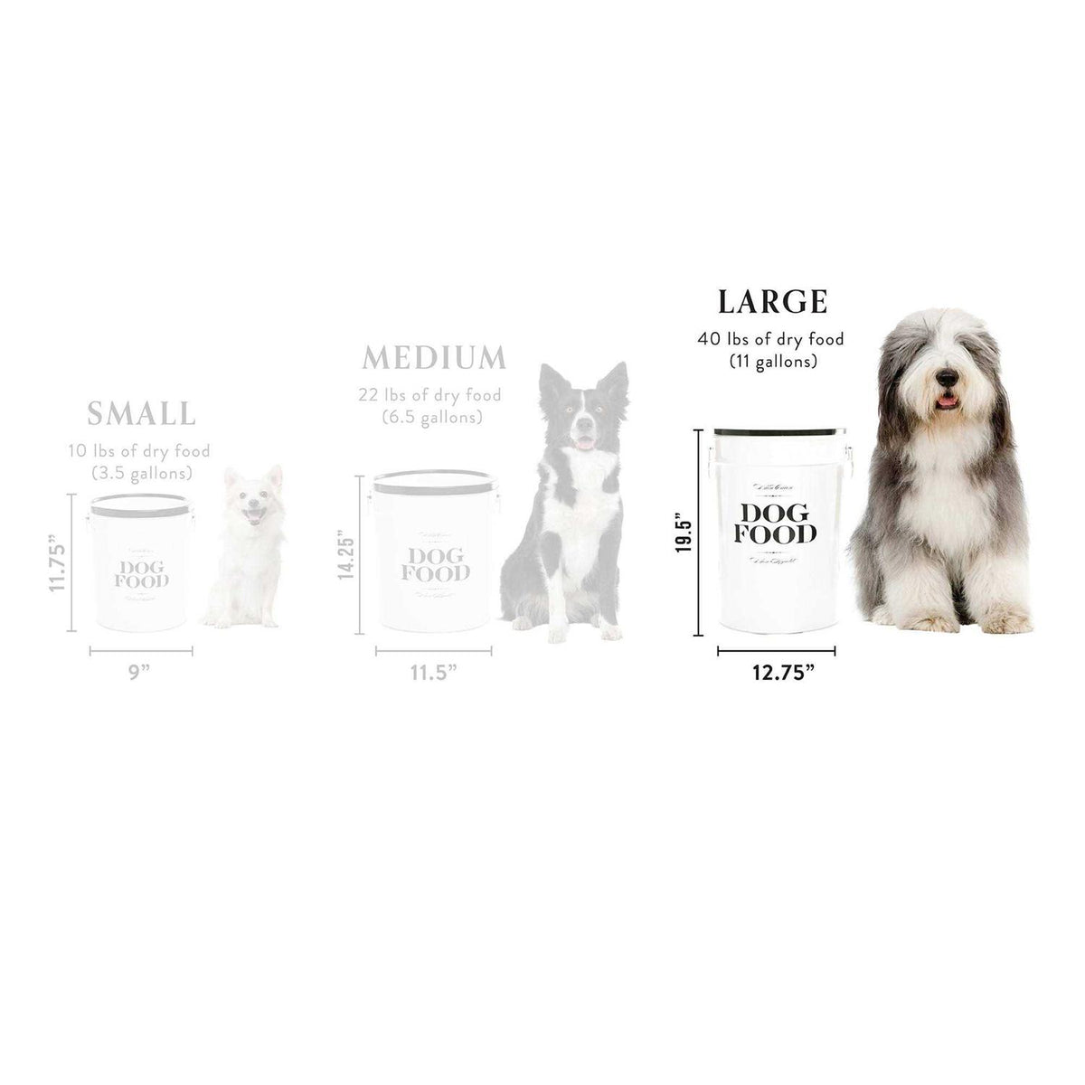 Dog Food Storage Canister J299954