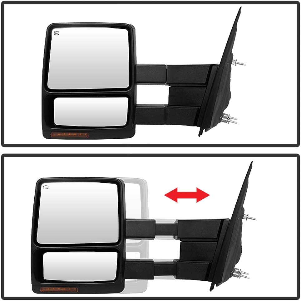 Telescoping Towing Side Mirrors Left+Right E75454